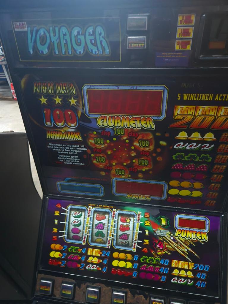 Gokkast  Voyager  op euros, Verzamelen, Automaten | Gokkasten en Fruitautomaten, Ophalen, Gebruikt
