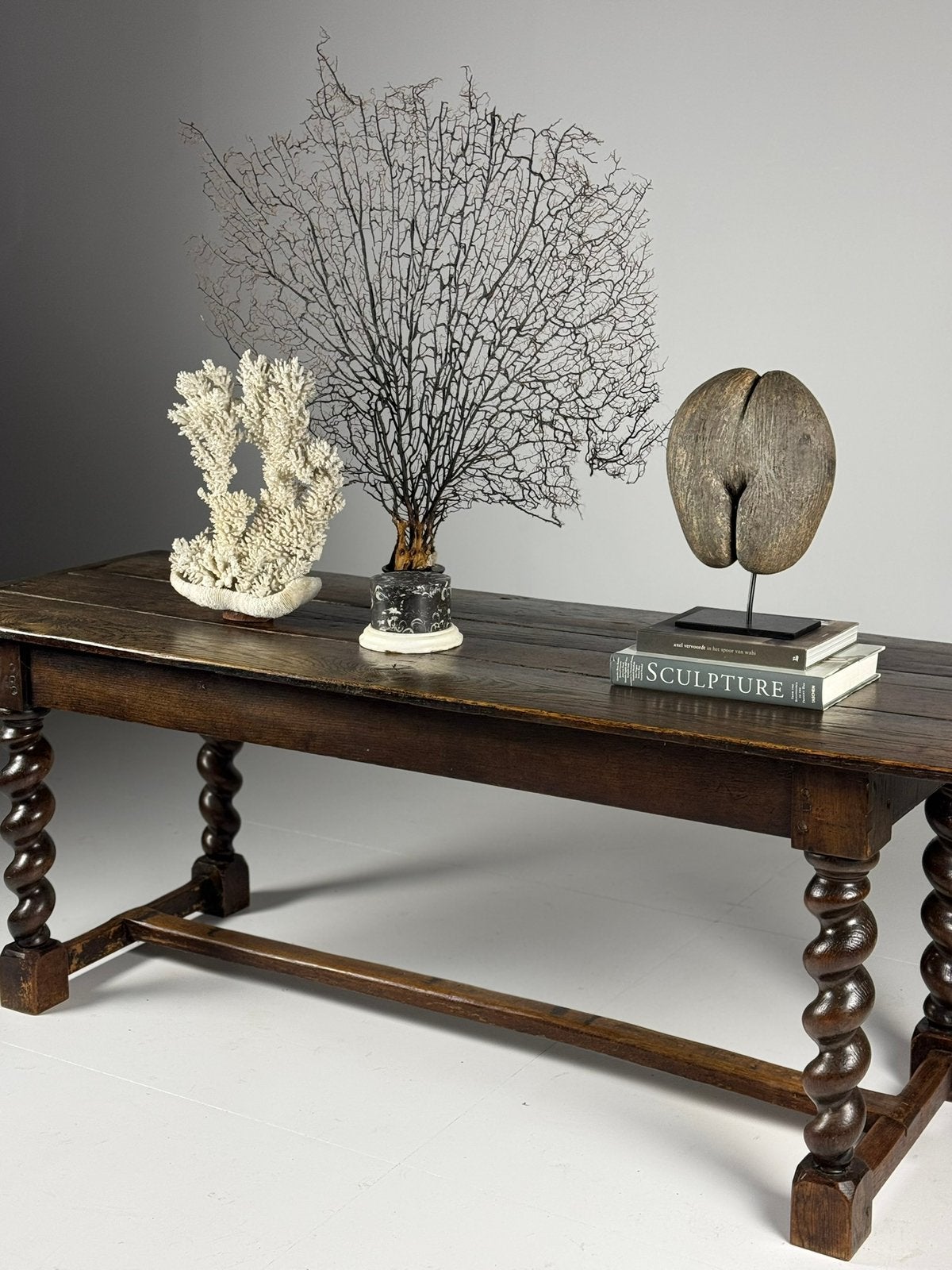 Engelse tafel eiken ca. 1800, Ophalen