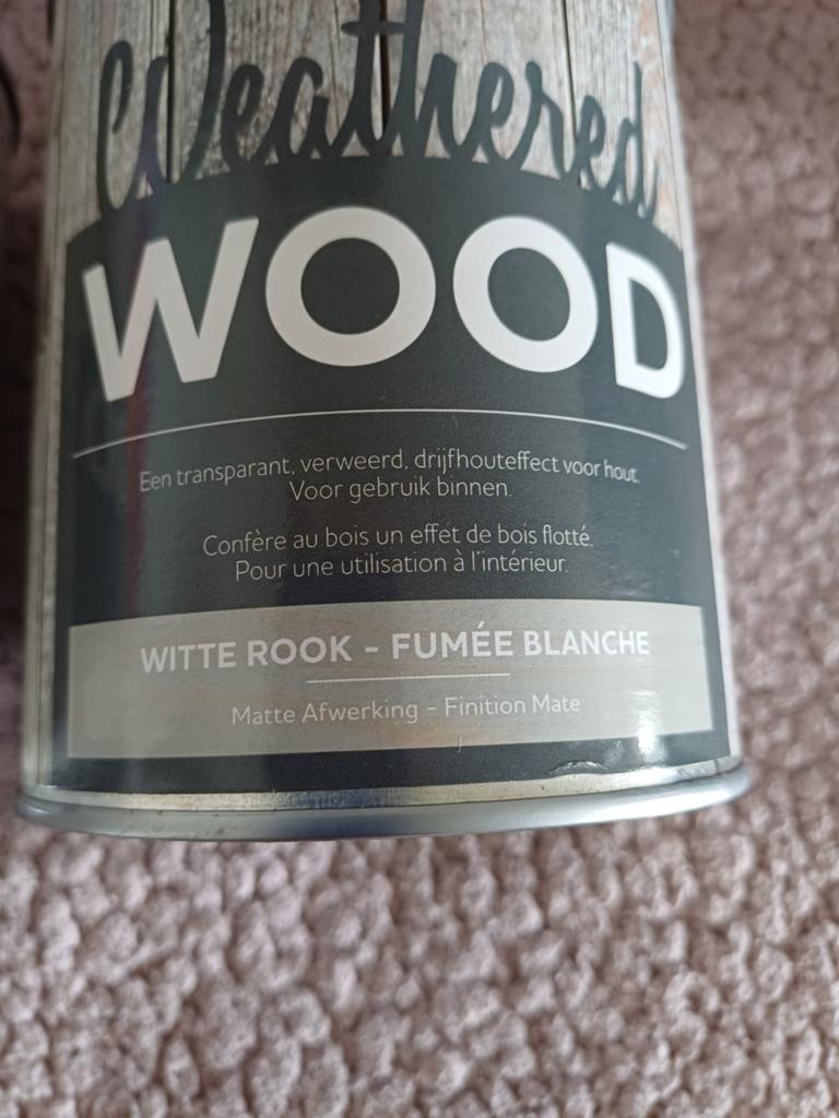 Rust-Oleum Weathered Wood Beits - Witte Rook (3x), Ophalen, Wit, Nieuw, Beits