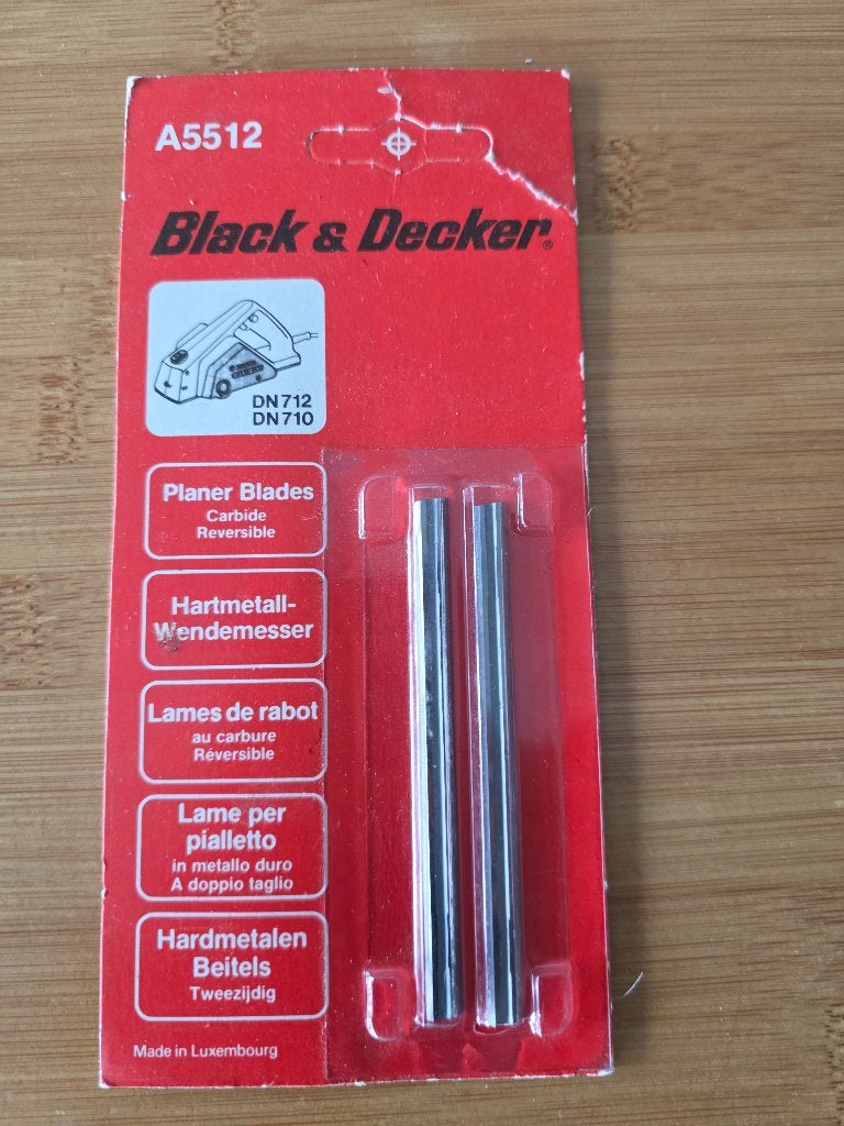 Black & Decker A5512 Hardmetalen Beitels / Schaafmessen, Doe-het-zelf en Verbouw, Ophalen of Verzenden, Nieuw