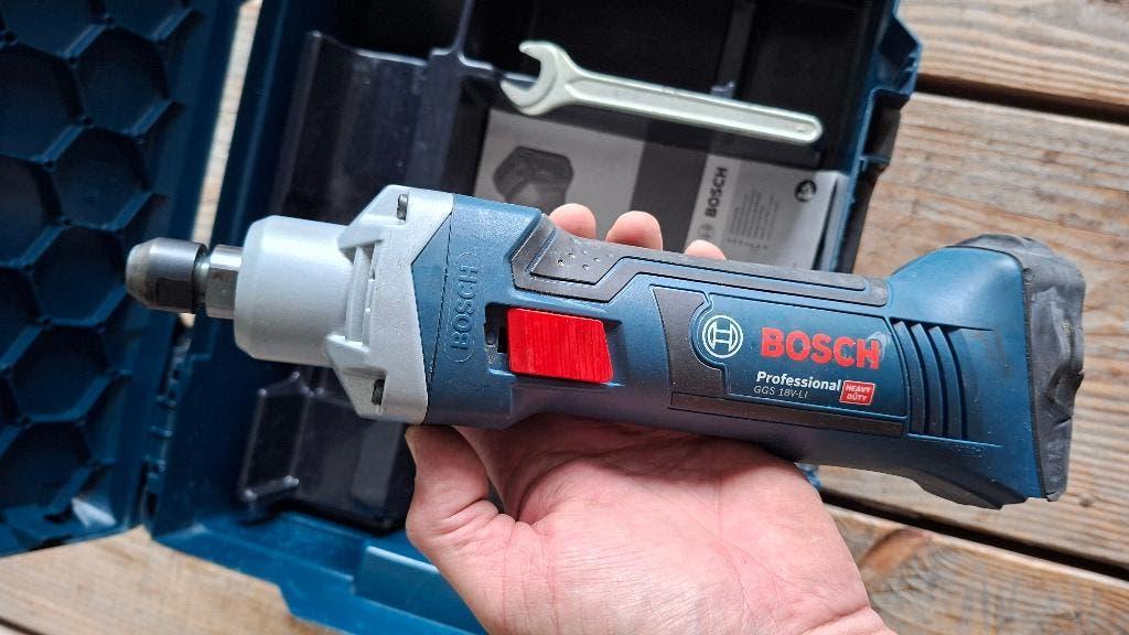 Bosch GGS 18V-Li Accu slijp tol recht slijper stift slijper, ., '., Ophalen of Verzenden, Zo goed als nieuw