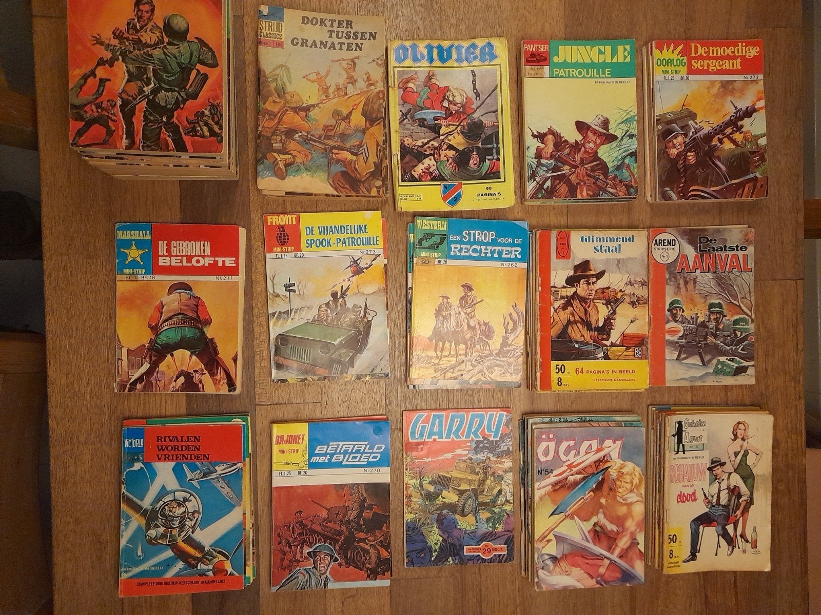 Grote collectie vintage stripboeken - diverse series, Ophalen of Verzenden