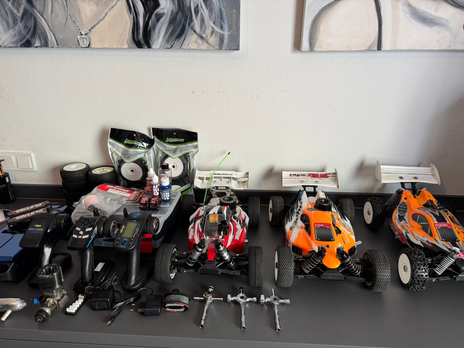 Hobao hyper Nitro Buggy's - Compleet Pakket met Onderdelen, Hobby en Vrije tijd, Gebruikt, Auto offroad, Ophalen of Verzenden