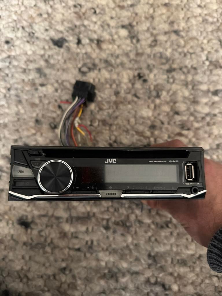 JVC KD-R472 Autoradio met USB en AUX, Auto diversen, Autoradio's, Ophalen, Gebruikt