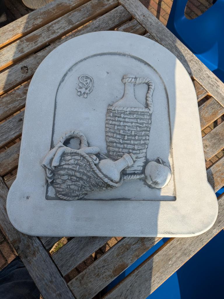 Mooi keramieken werk voor aan de buitenmuur, Tuin en Terras, Ophalen, Kunststof
