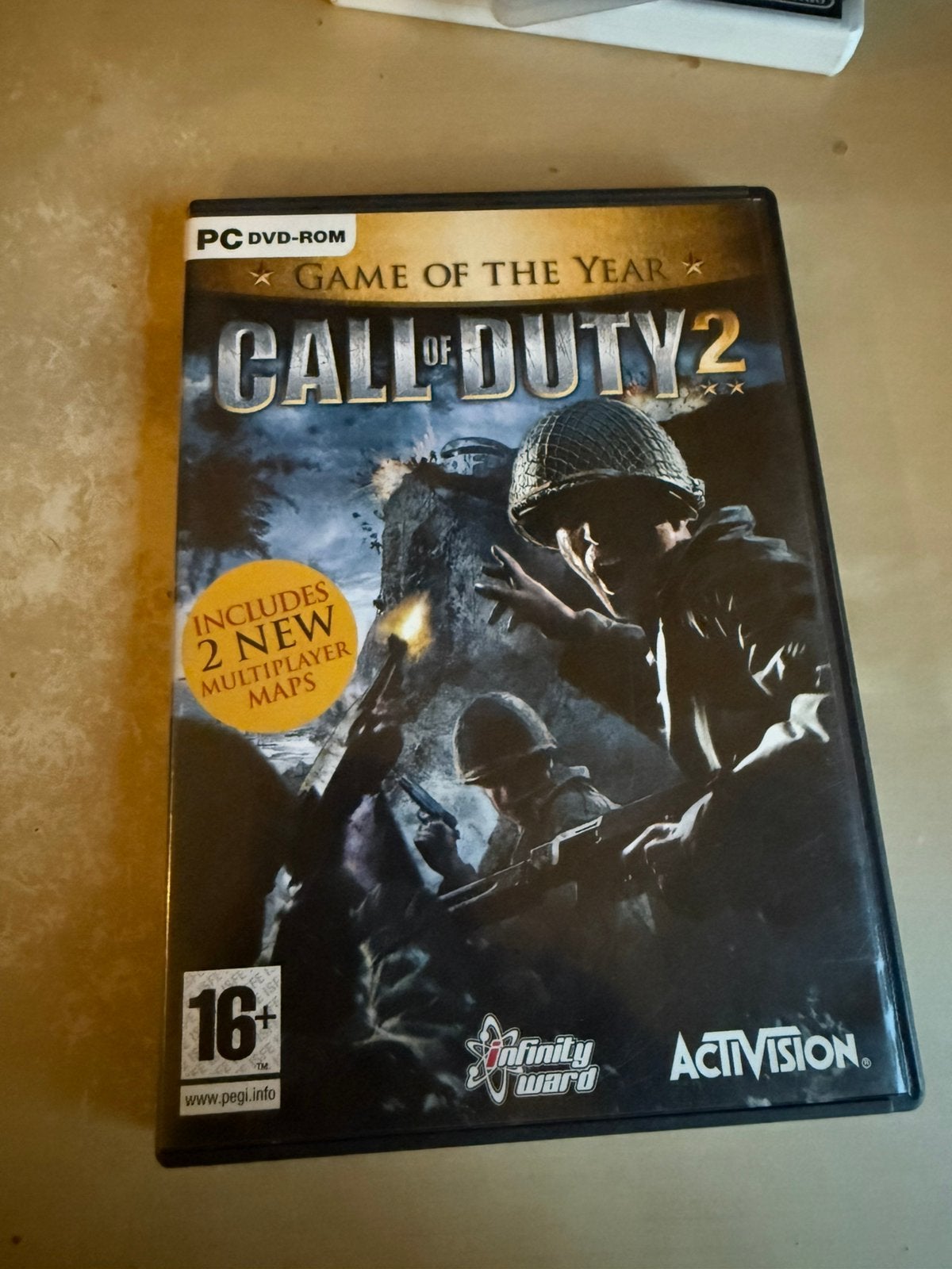 Call of duty 2 computerspel, Vanaf 18 jaar, Shooter, 1 speler, Ophalen of Verzenden