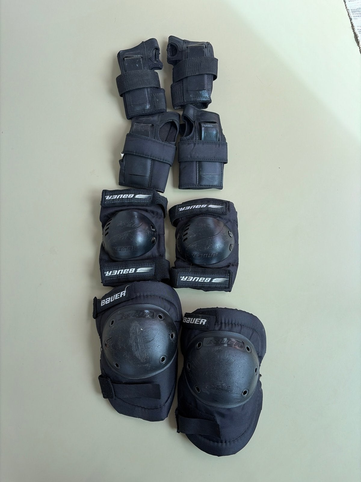 Bauer Skate Bescherming Set, Ophalen, Gebruikt