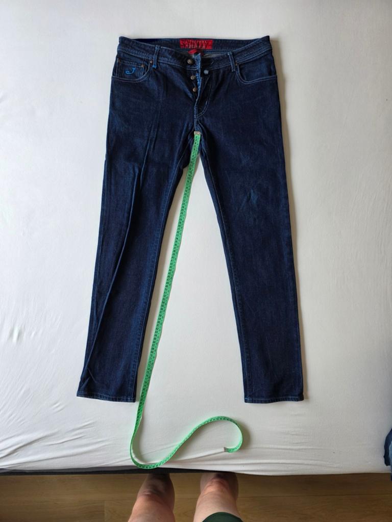 Jacob Cohen 622C W35 Jeans - Binnenbeenlengte 84cm  (5), Ophalen of Verzenden, Zo goed als nieuw, Blauw, Jacob Cohen