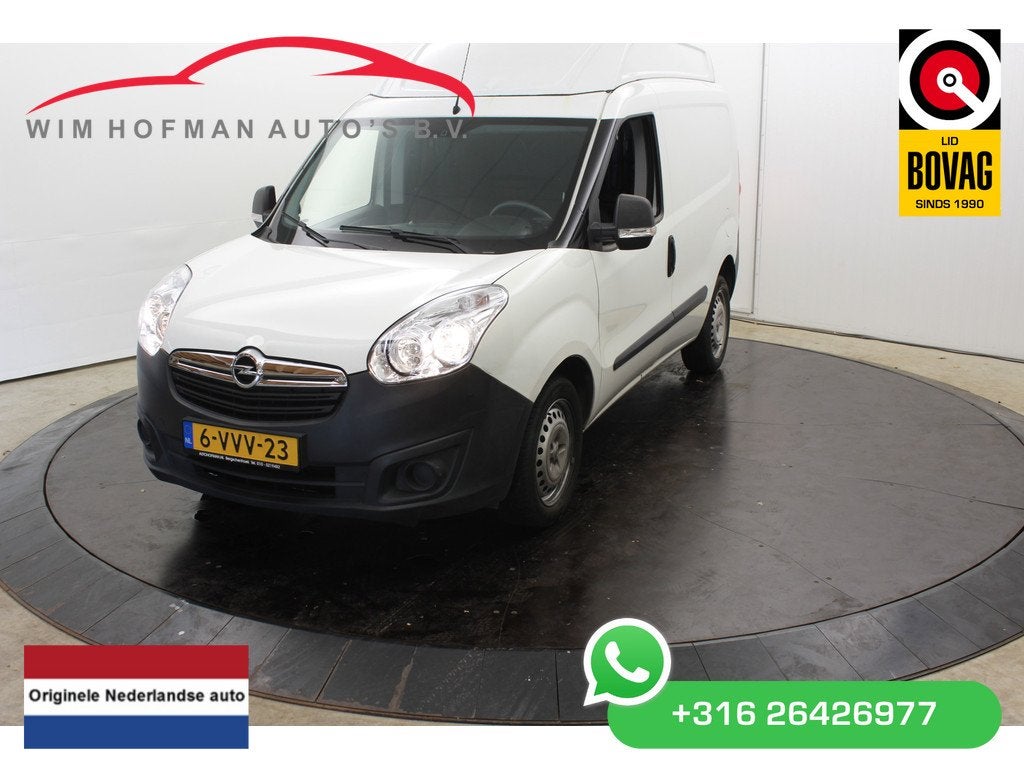 Opel Combo 1.4 L1H2 ecoFLEX Benzine Camera Verhoogd dak, Euro 5, Gebruikt, 4 cilinders, Wit