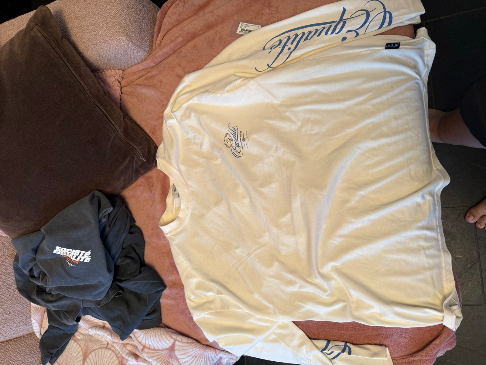 Equalité Oversized Longsleeve Maat XL - Ongedragen, Ophalen of Verzenden, Nieuw, Maat 56/58 (XL), Wit