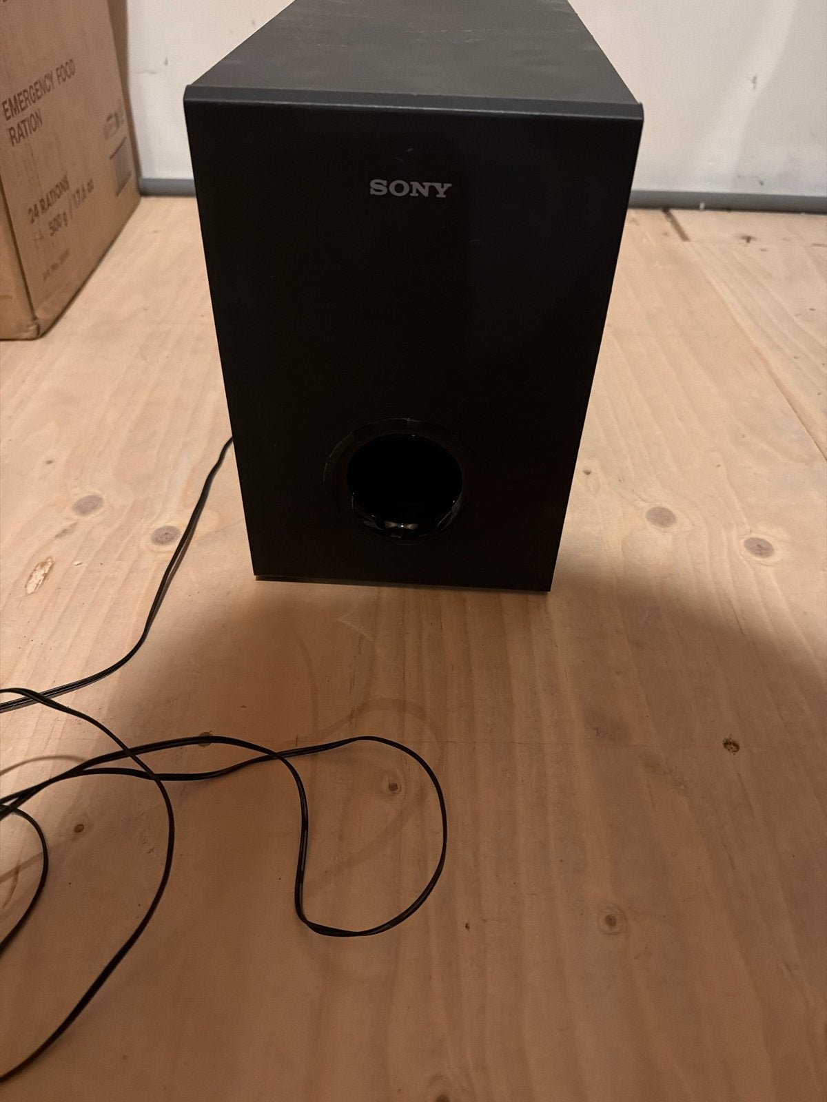 2x Sony Subwoofer (Model SA-WCT60), Ophalen, Gebruikt, Inclusief kabels, Subwoofer