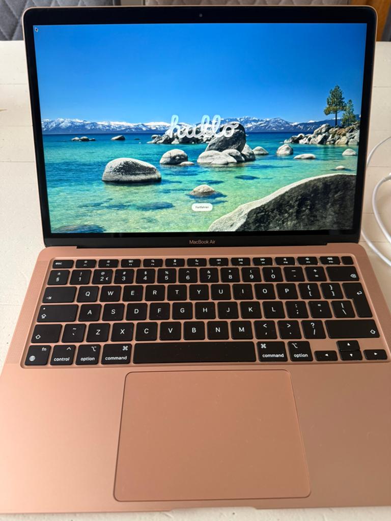 Apple MacBook Air (M1, 2020), Ophalen, Qwerty, 8 GB, 13 inch