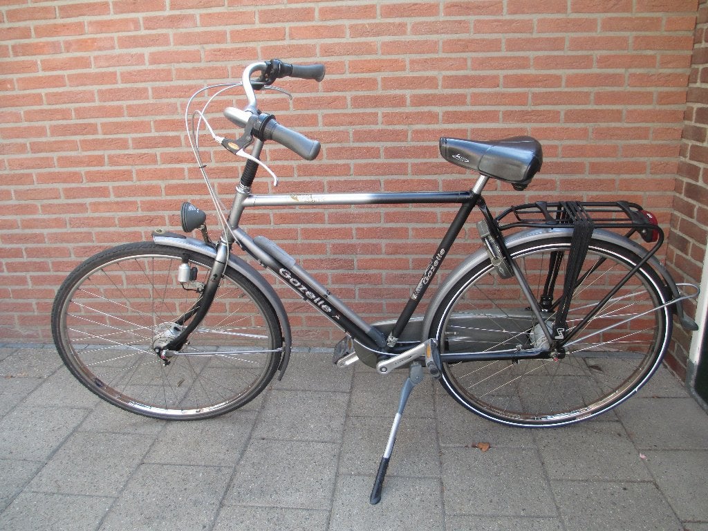 herenfiets, Fietsen en Brommers, Ophalen, Gebruikt, Versnellingen, 57 tot 61 cm