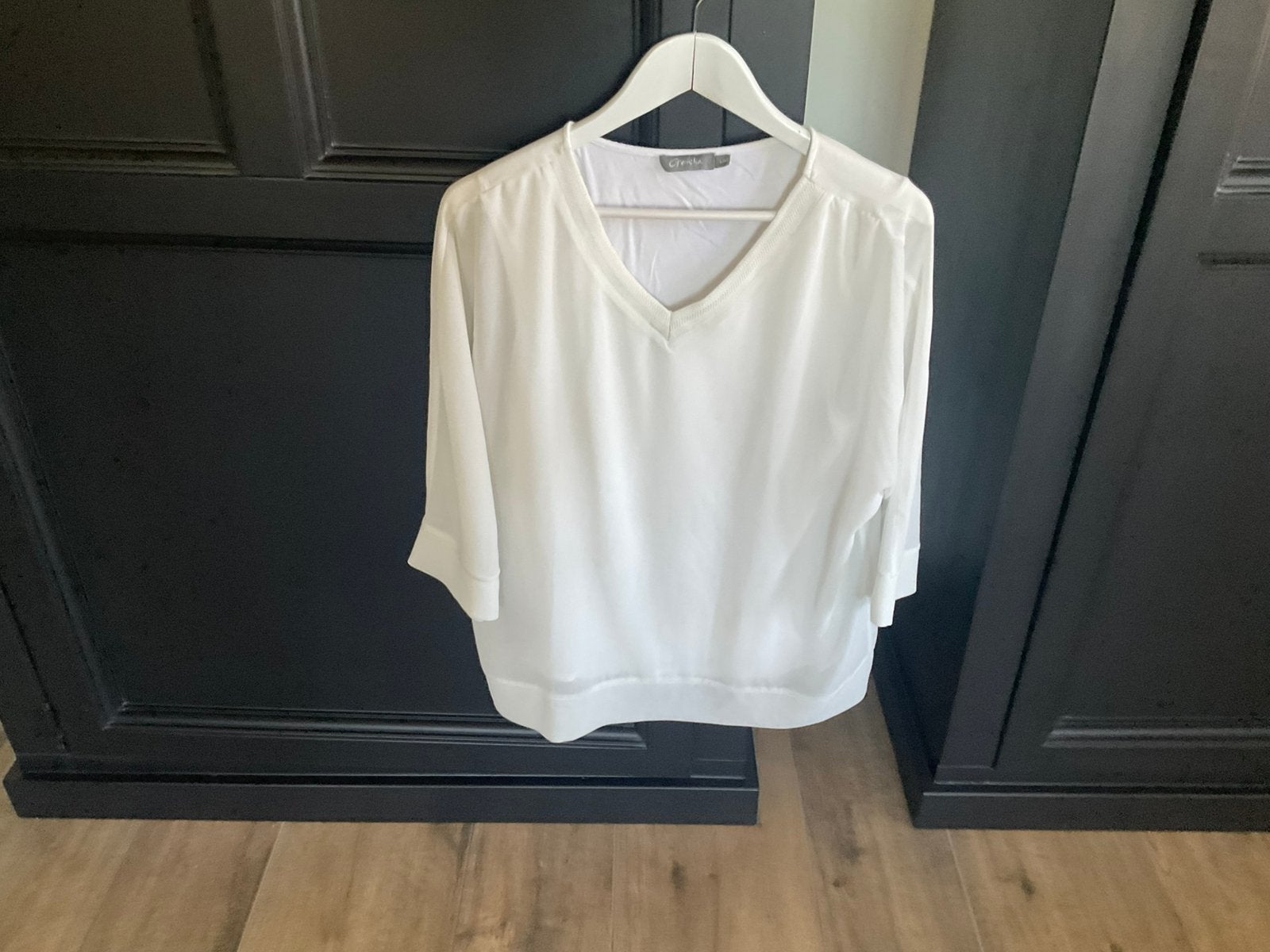 Geisha witte blouse maat L, Kleding | Dames, Ophalen of Verzenden, Zo goed als nieuw, Maat 38/40 (M), Wit