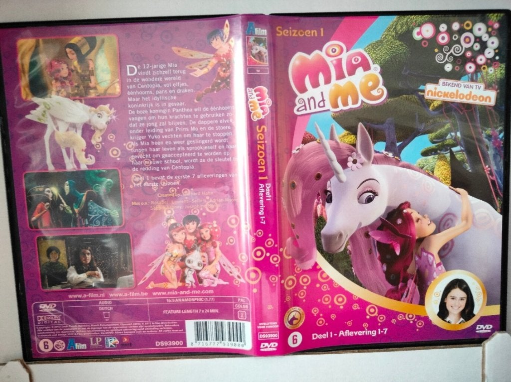 DVD Mia and Me seizoen 1, Cd's en Dvd's, Alle leeftijden, Overige typen, Zo goed als nieuw, Ophalen of Verzenden