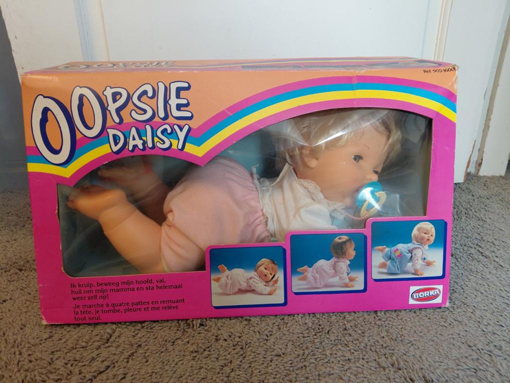 Oopsie daisy pop vintage, Ophalen of Verzenden, Gebruikt, Babypop