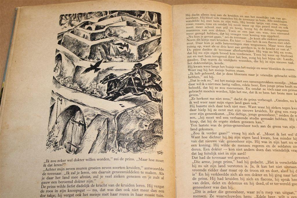 Sprookjesland — Vintage Sprookjesboek Frans van Noorden 1948, Ophalen of Verzenden, Gelezen