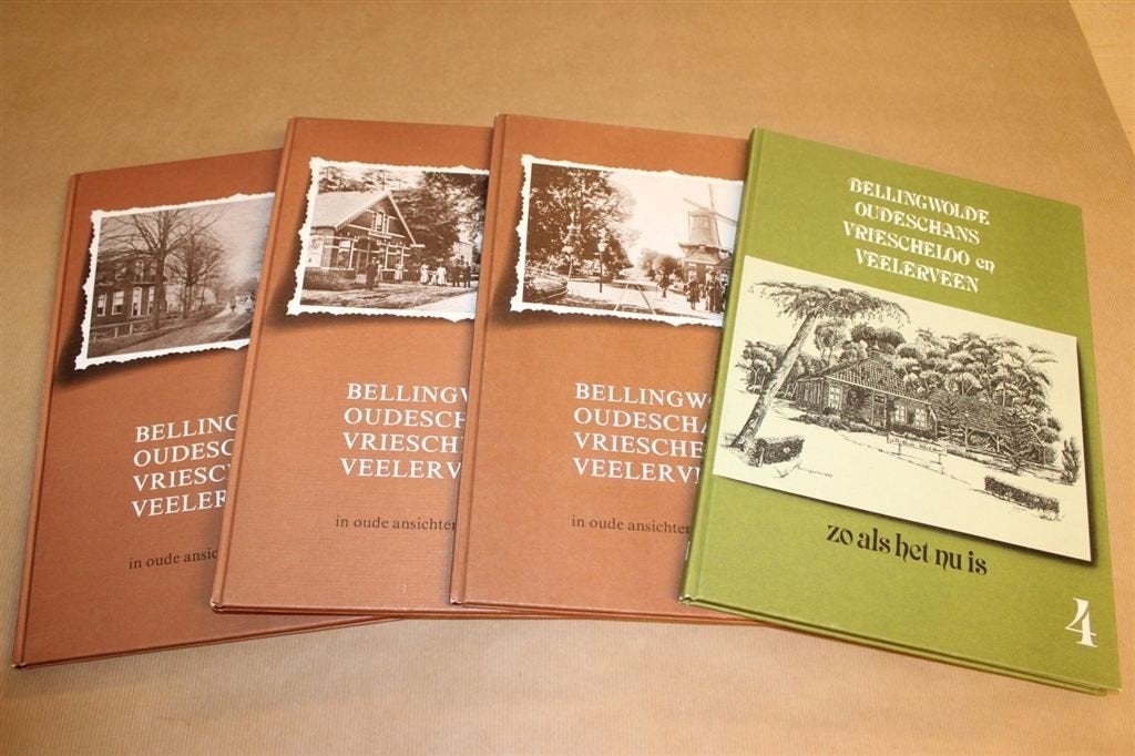 Bellingwolde Oudeschans Vriescheloo Veelerveen - 4 delen, Ophalen of Verzenden, Zo goed als nieuw