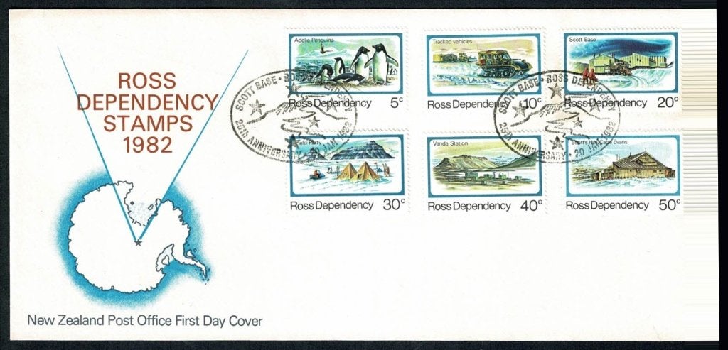 FDC Nieuw Zeeland - Ross Dependency -1982, Postzegels en Munten, Postzegels | Eerstedagenveloppen, Verzenden, Onbeschreven, Rest van de wereld
