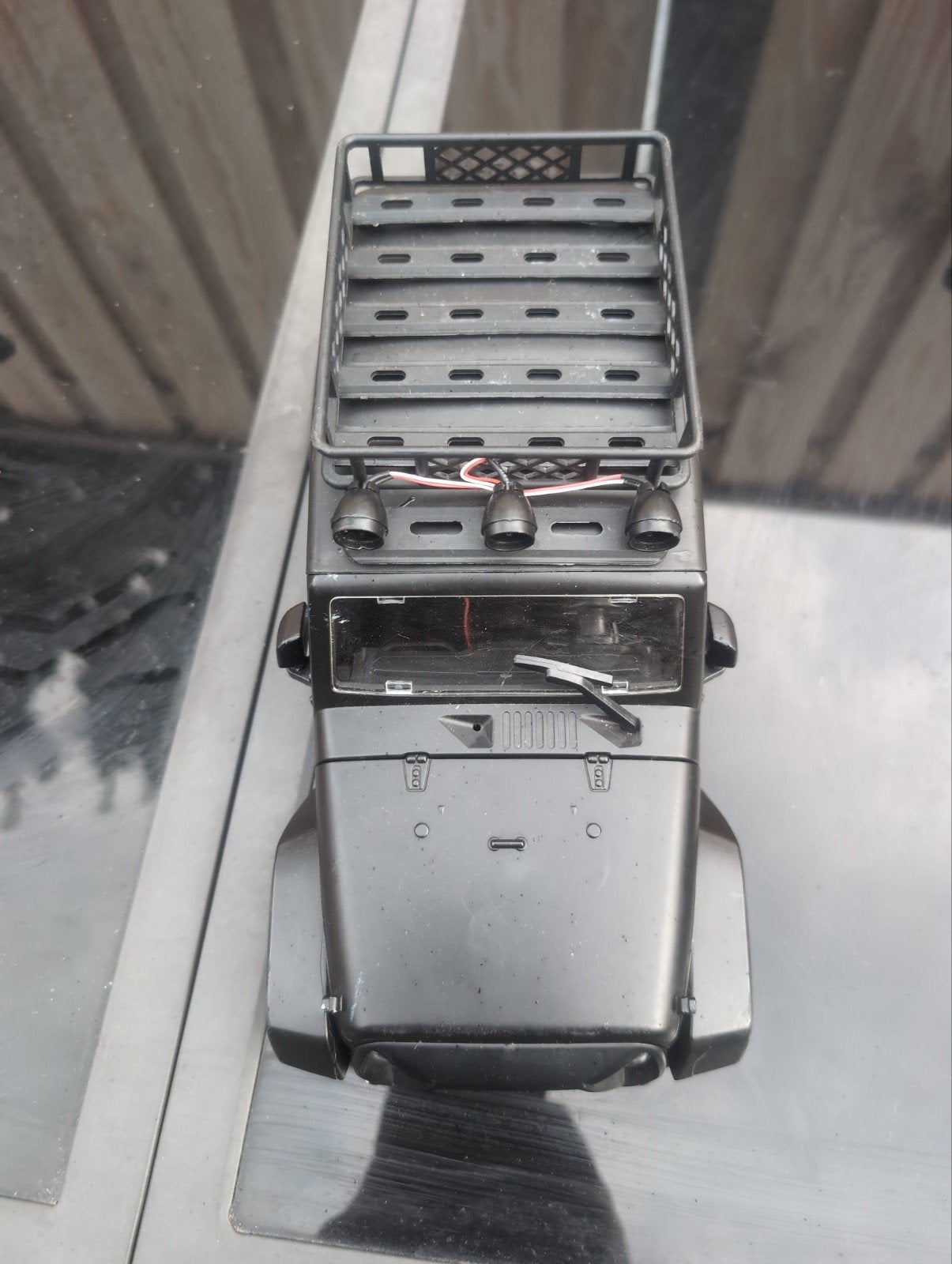 jeep crawler body met lampen, Ophalen of Verzenden, Zo goed als nieuw