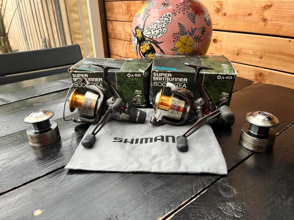 Shimano 8000 XTEA BAITRUNNER, Ophalen, Zo goed als nieuw, Molen