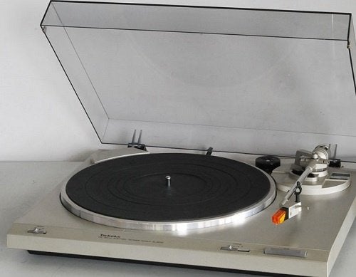 Technics draaitafel SLB310 zilver,mooi & prima.., Ophalen of Verzenden, Zo goed als nieuw, Platenspeler, Technics
