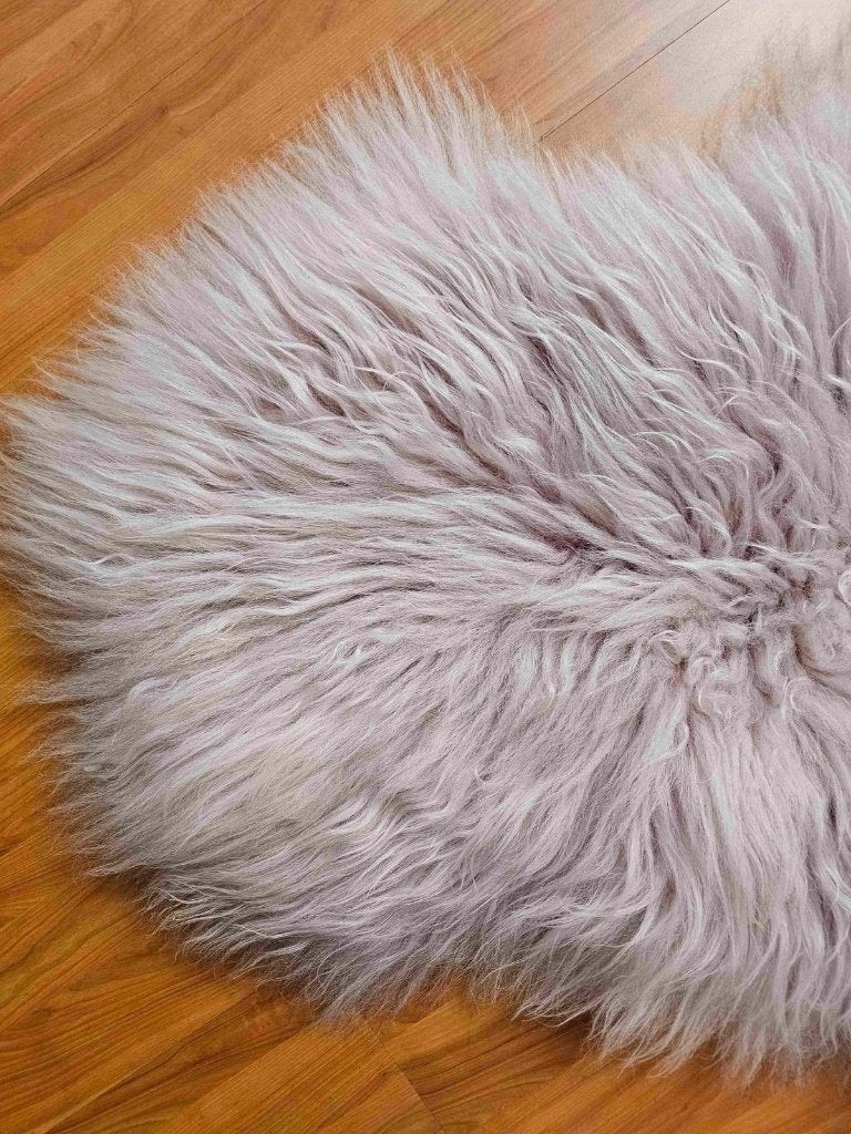 Licht roze schapenvacht 107/57 cm, Djt@dejuistetoon.eu, Roze, Ophalen of Verzenden, Zo goed als nieuw