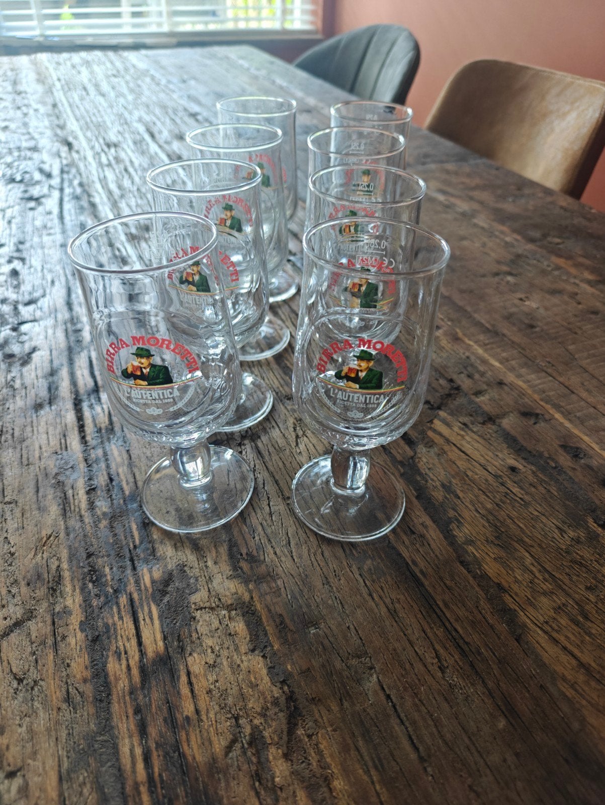 Birra Moretti 0,25L glazen, Ophalen