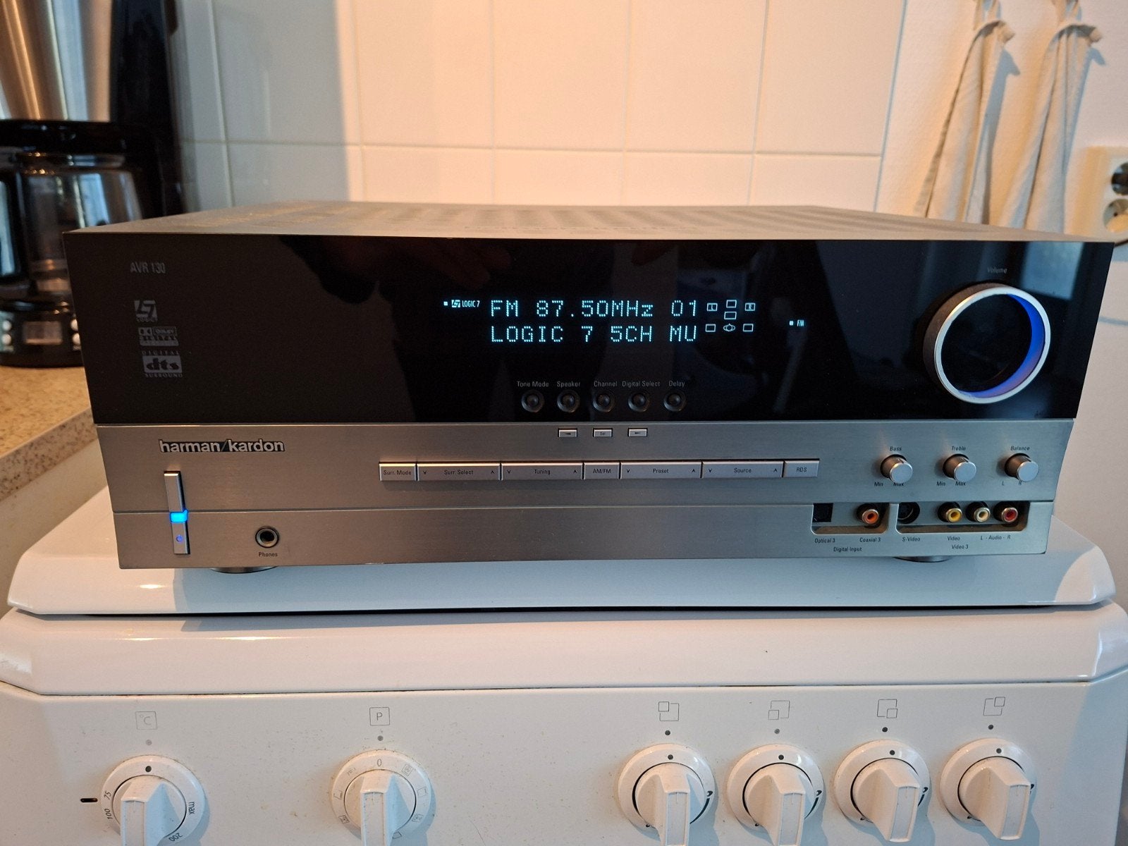 harman kardon versterker, Audio, Tv en Foto, Ophalen, 120 watt of meer, Overige merken