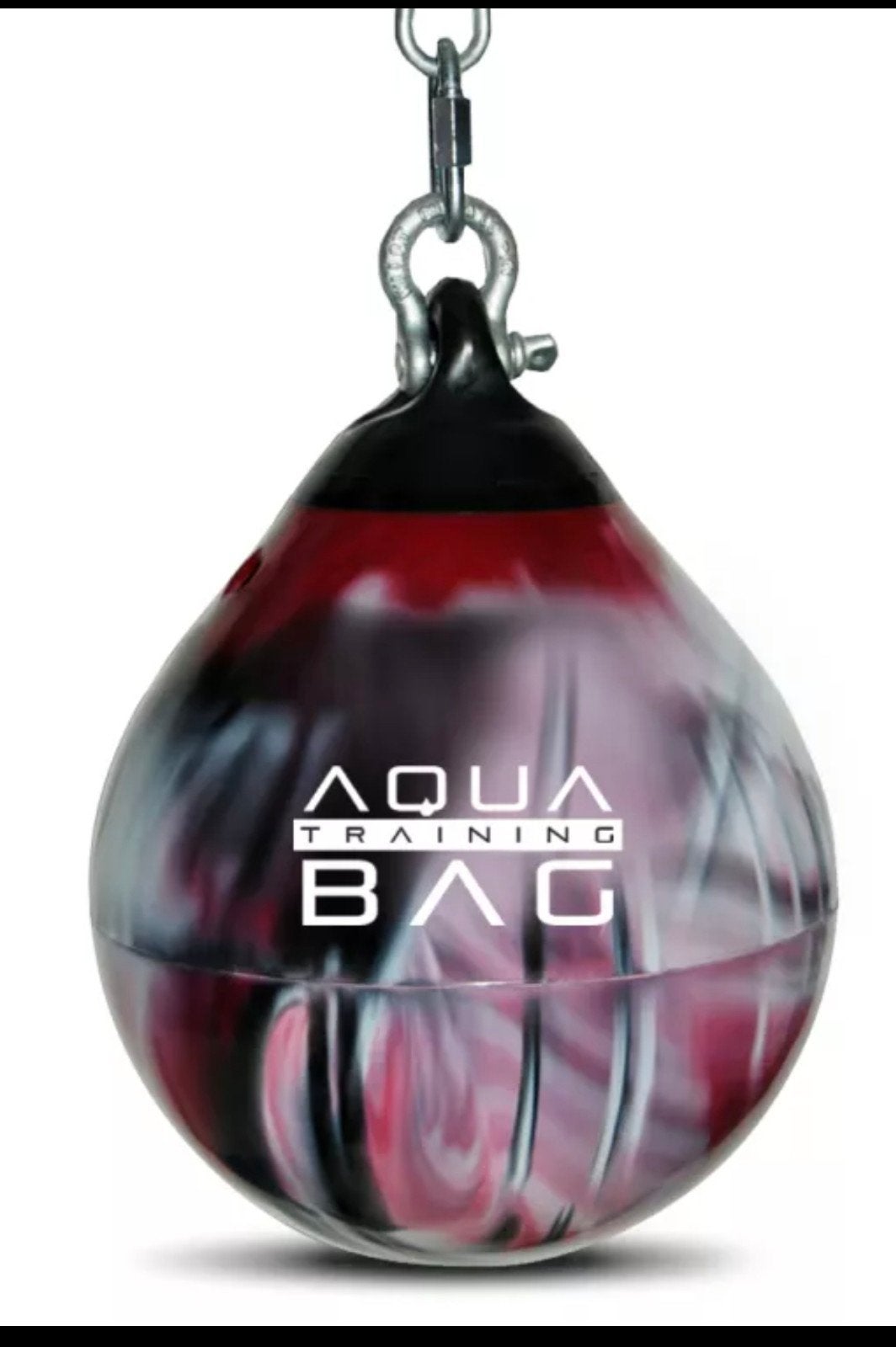 Aqua Training Bag 15" (Blood Red Swirl) – ZO GOED ALS NIEUW!, Ophalen, Zo goed als nieuw, Bokszak
