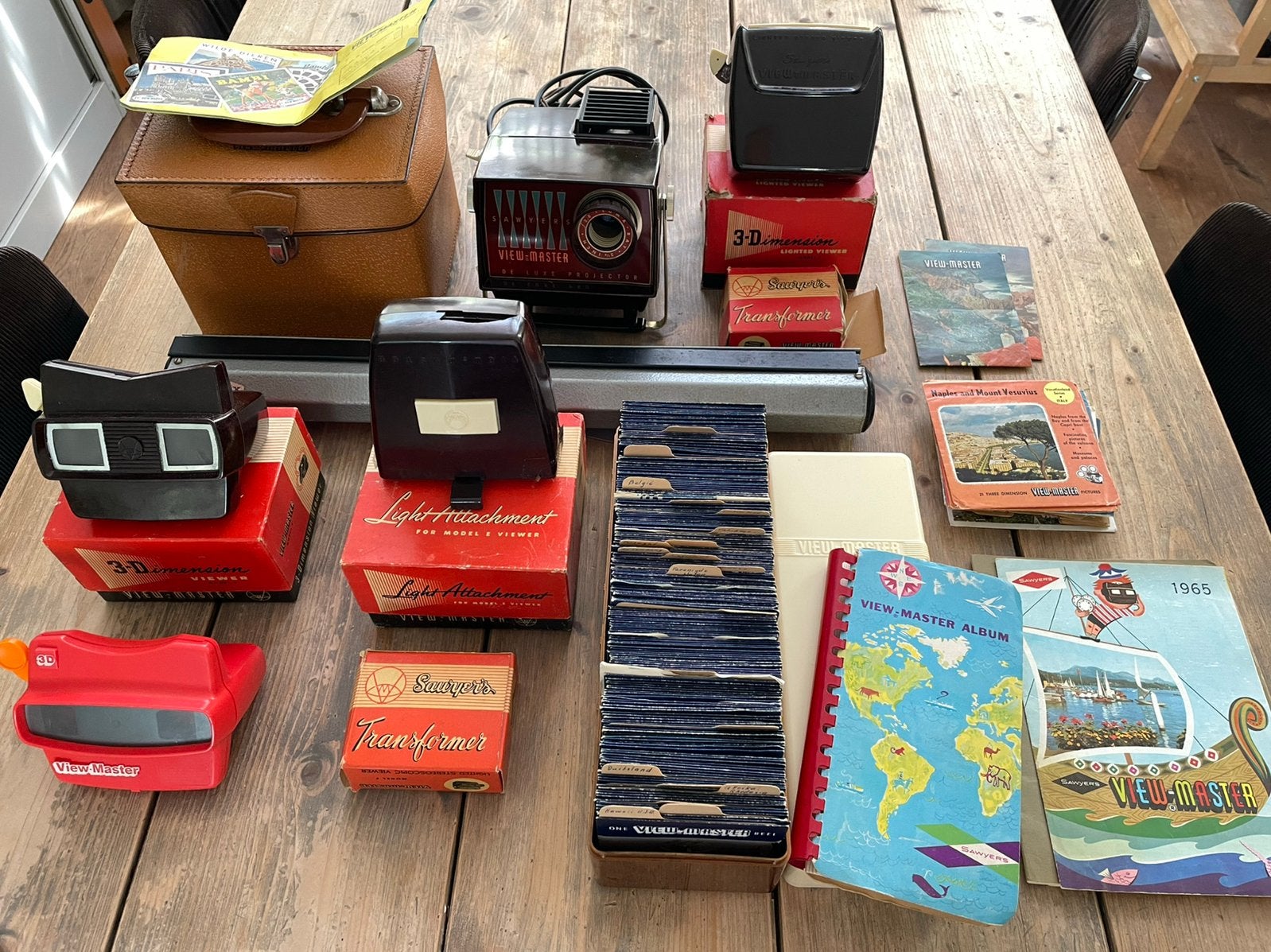 Unieke View-Master verzameling (jaren 60), Ophalen