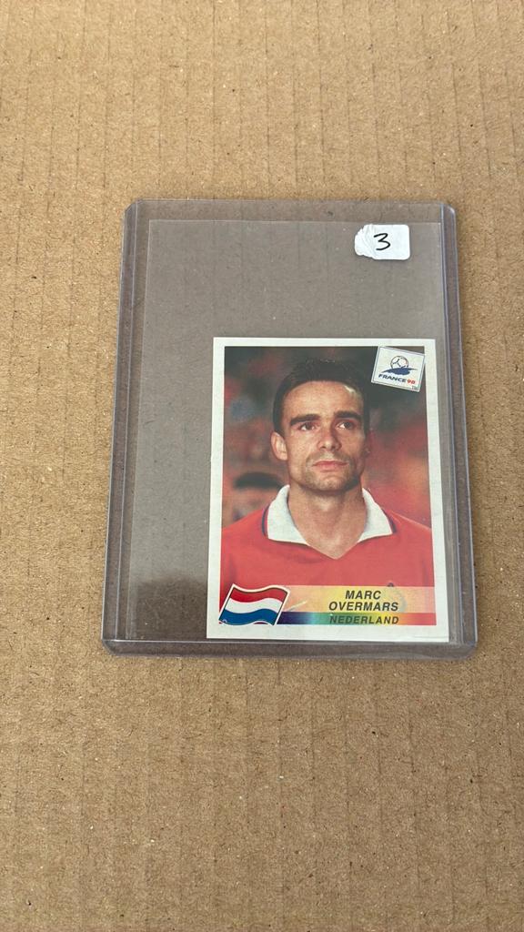 Panini wk 98 marc overmars, Ophalen of Verzenden, Zo goed als nieuw, Sticker