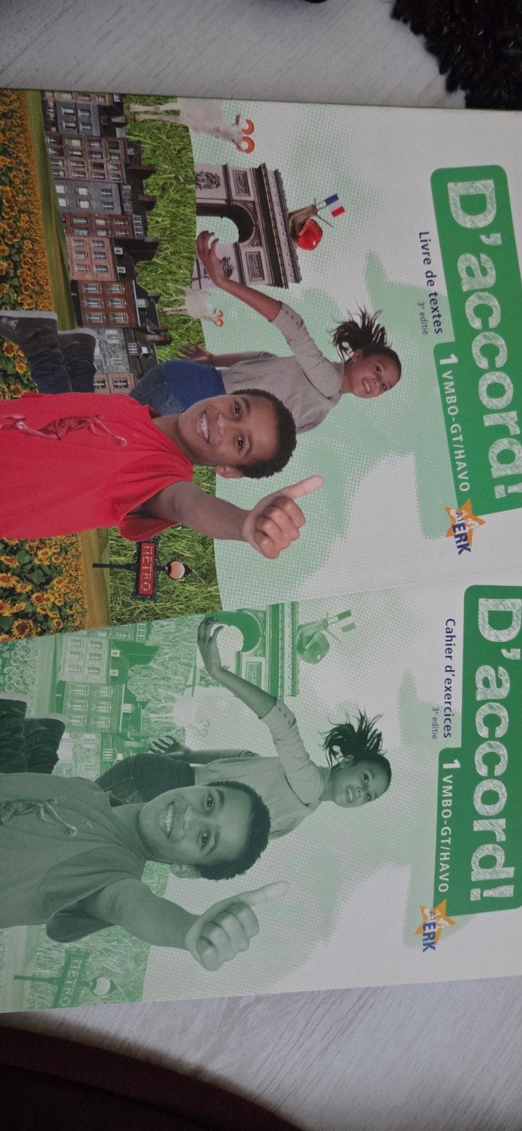D'accord! 1 VMBO-GT/HAVO - Tekstboek en Werkboek, Boeken, Frans, Non-fictie, Ophalen of Verzenden, Onbekend