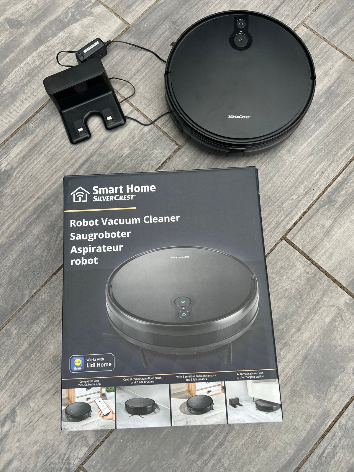 SilverCrest Robotstofzuiger - Smart Home, Overige merken, Gebruikt, Ophalen of Verzenden, 1600 tot 2000 watt
