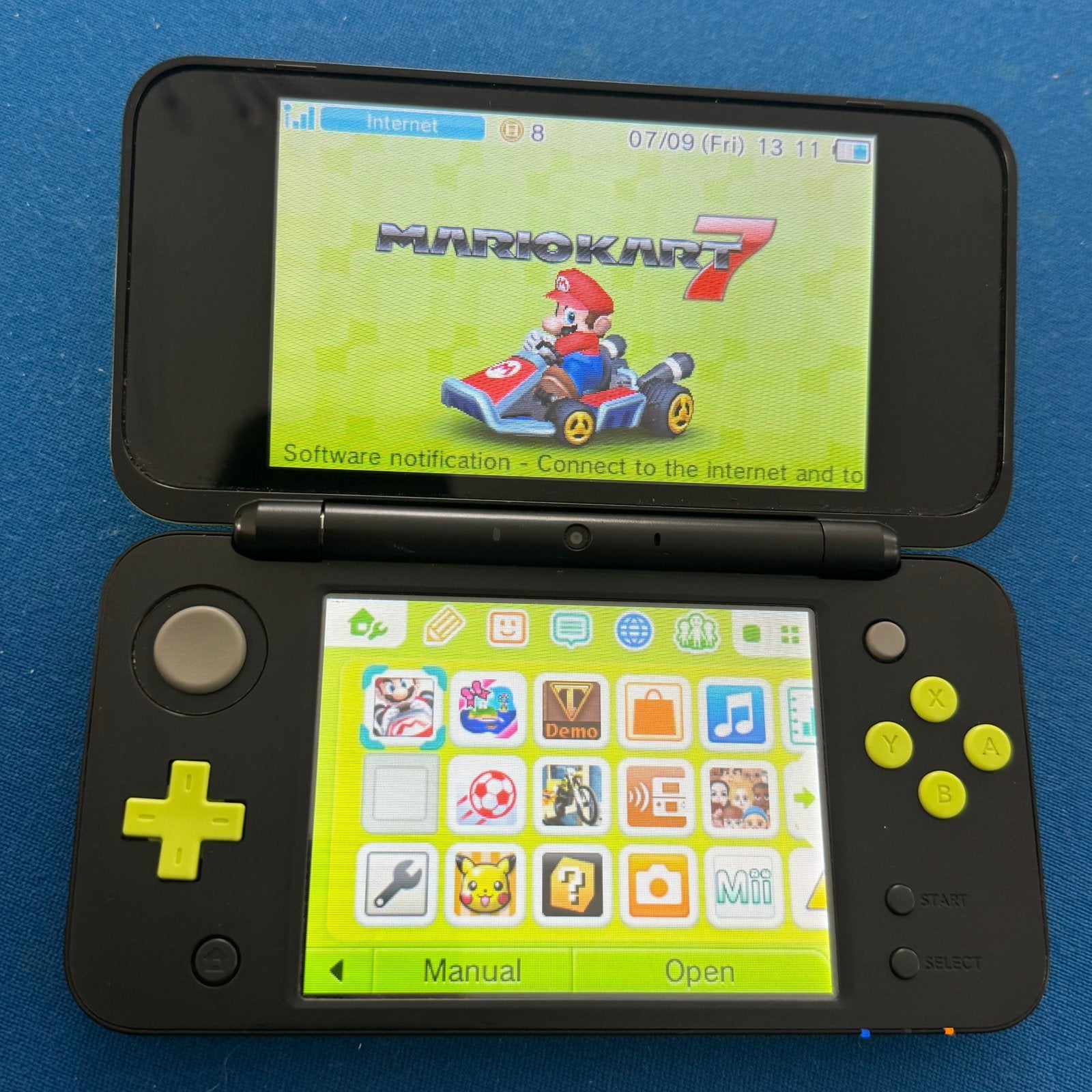 New 2DS XL met eShop Games Zo Goed Als Nieuw - Meer 3DS'en!, Met games, 2DS XL, Ophalen of Verzenden, Zo goed als nieuw