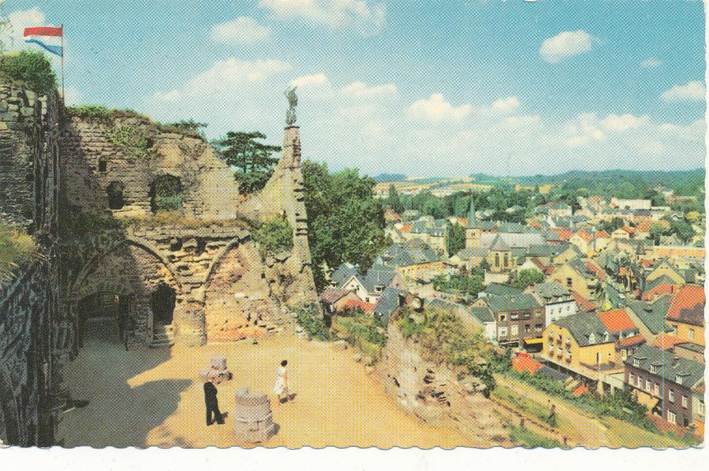 9839 Valkenburg, Ruine en Panorama, Ophalen of Verzenden, 1940 tot 1960, Limburg
