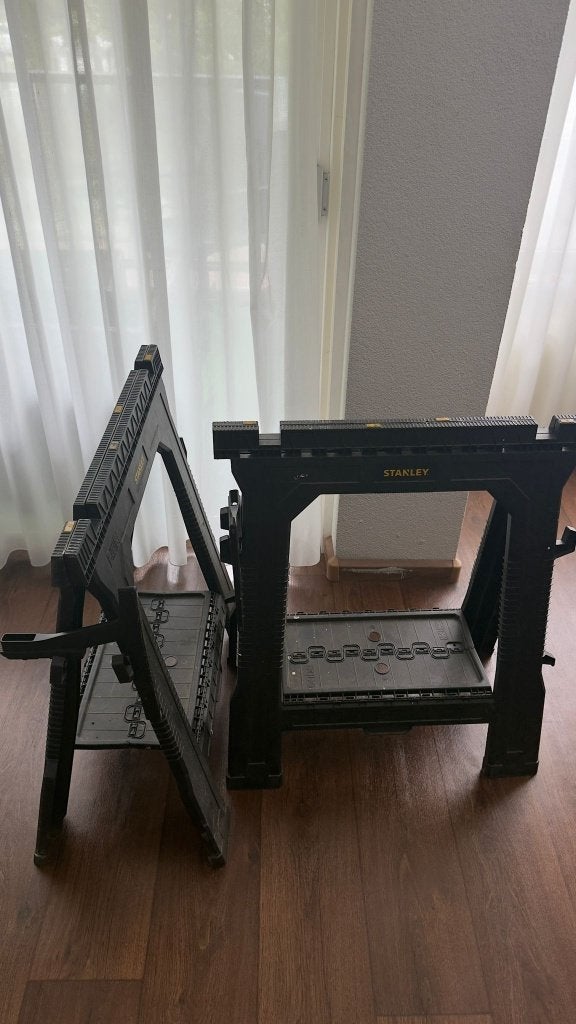 Stanley Zaagbok // 455KG (per paar), Ophalen of Verzenden, Gebruikt, Minder dan 70 cm, Inklapbaar