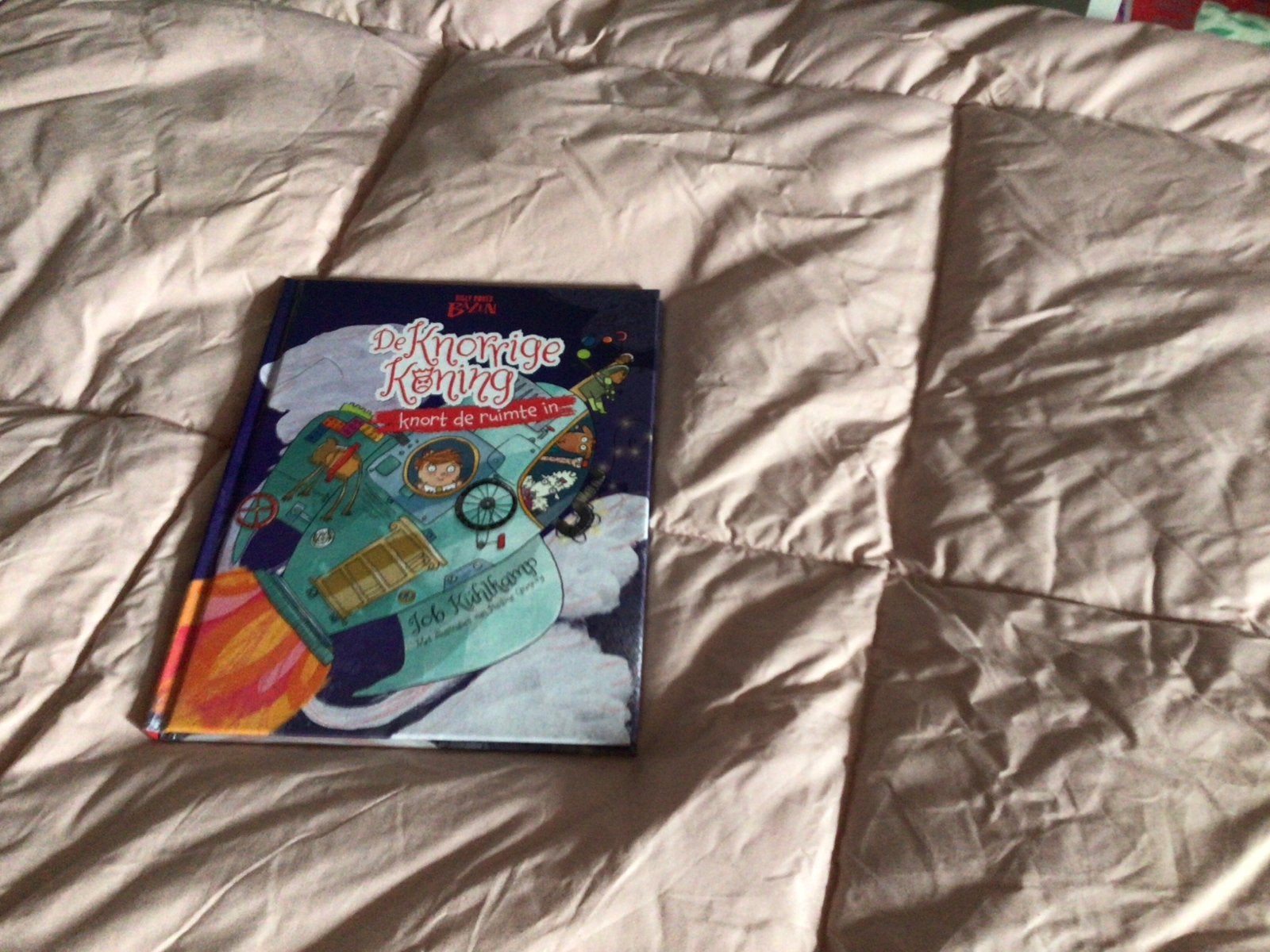 De Knorrige Koning knort de ruimte in - Kinderboek, Ophalen, Zo goed als nieuw, Fictie algemeen