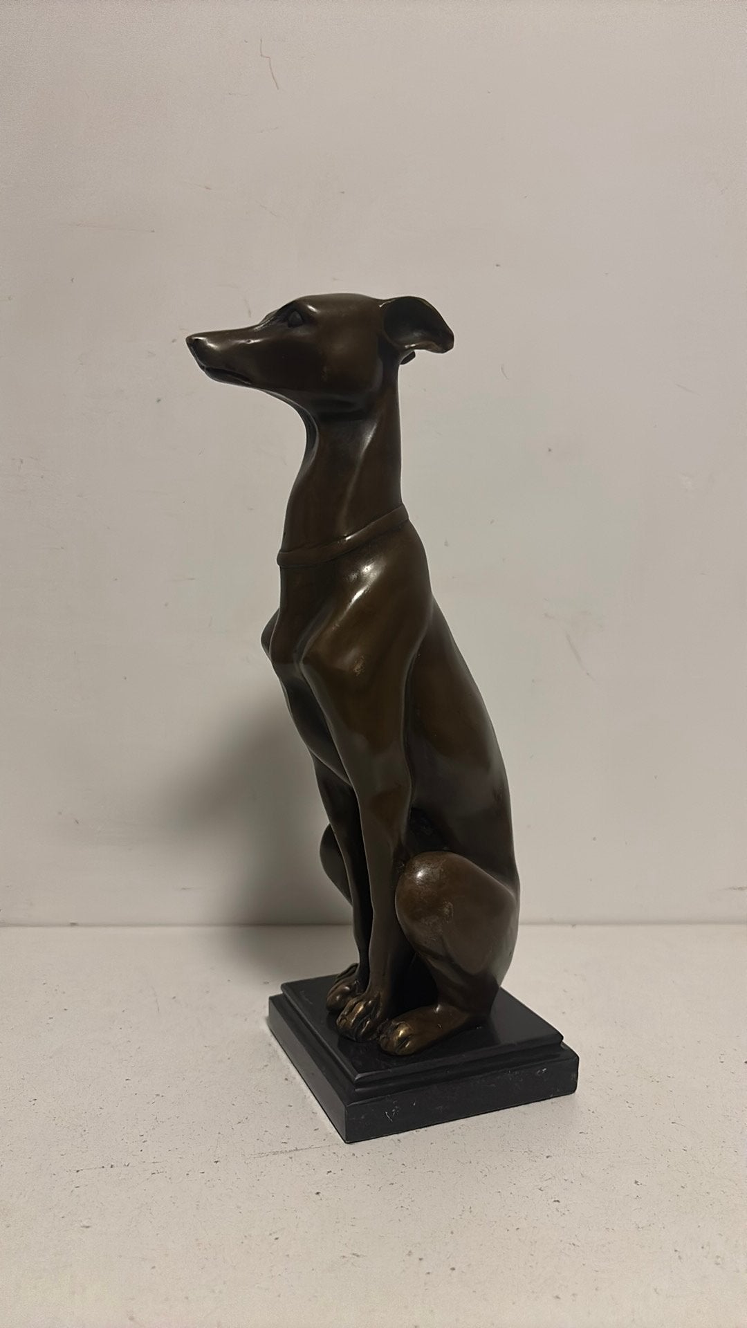 Brons art deco beeld hond, Antiek en Kunst, Ophalen of Verzenden