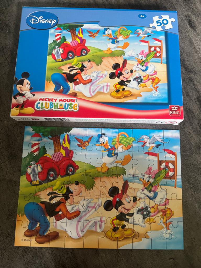 Disney Mickey Mouse Clubhouse puzzel 50 stukjes, Ophalen, 10 tot 50 stukjes, Zo goed als nieuw, 4 tot 6 jaar