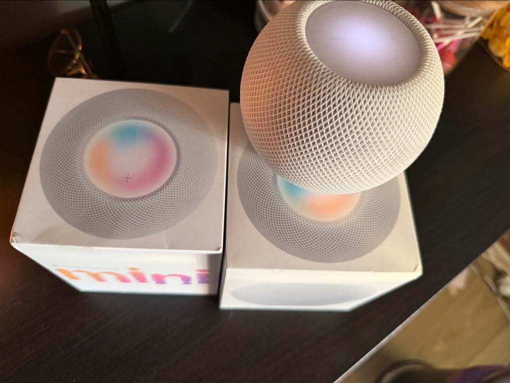 2x Apple HomePod Mini - Wit, Ophalen of Verzenden, Zo goed als nieuw