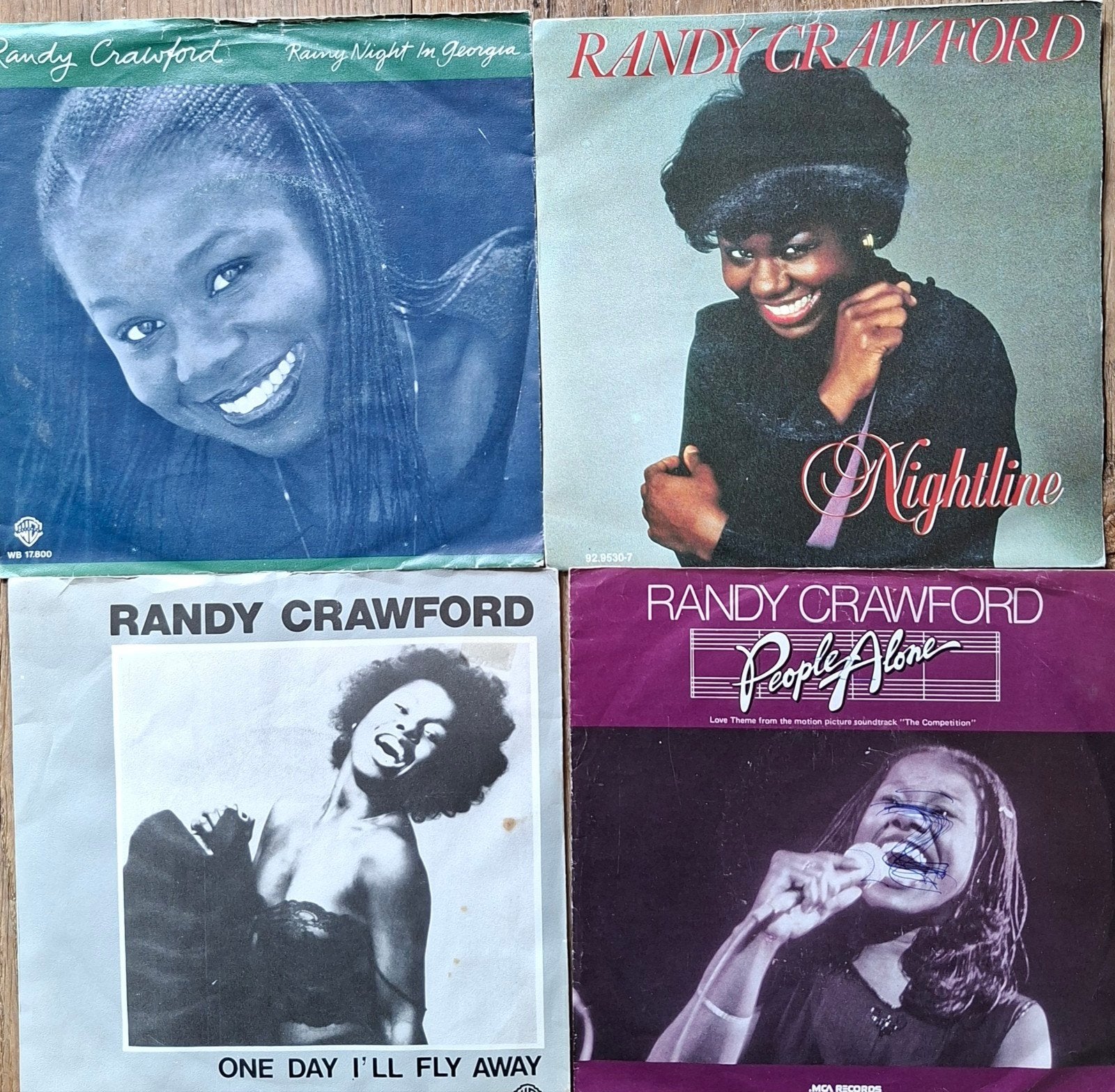 Randy Crawford Vinyl Singles Collectie (4 stuks), Gebruikt, 7 inch, Ophalen of Verzenden, EP