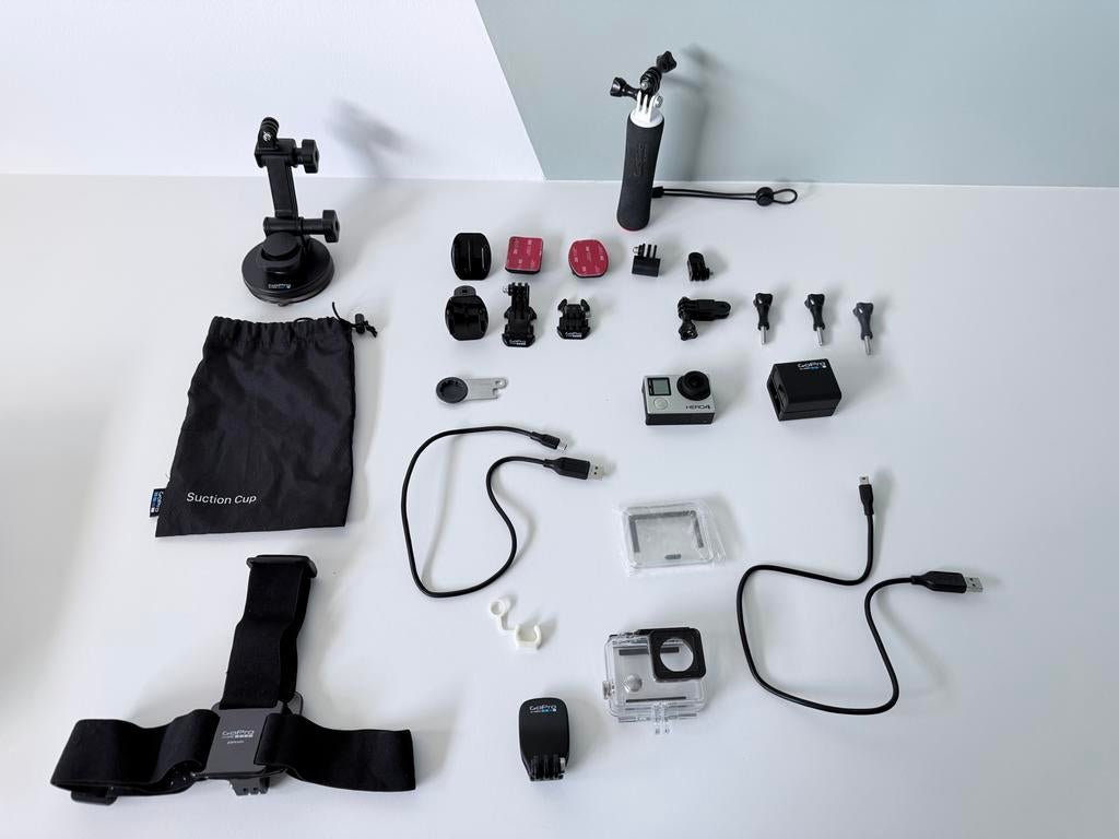 GoPro HERO4 Black Edition – Complete 4K Actie-set, Audio, Tv en Foto, Actiecamera's, Ophalen of Verzenden, Gebruikt, GoPro