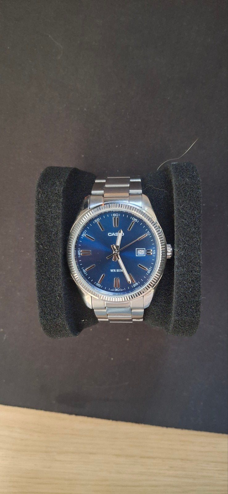 CASIO MTP-1302 blauw! gloednieuw!, Ophalen of Verzenden, Nieuw, Staal, Casio