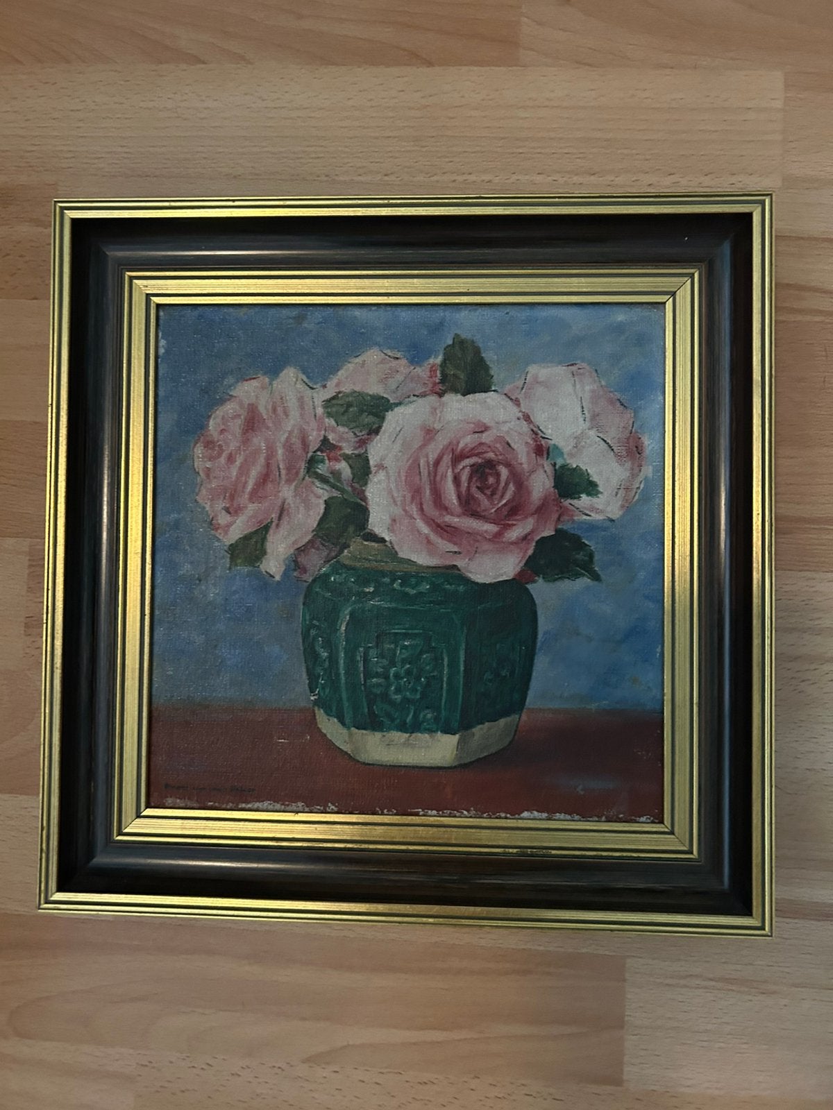 Schilderij, Ophalen of Verzenden, Zo goed als nieuw, Hout