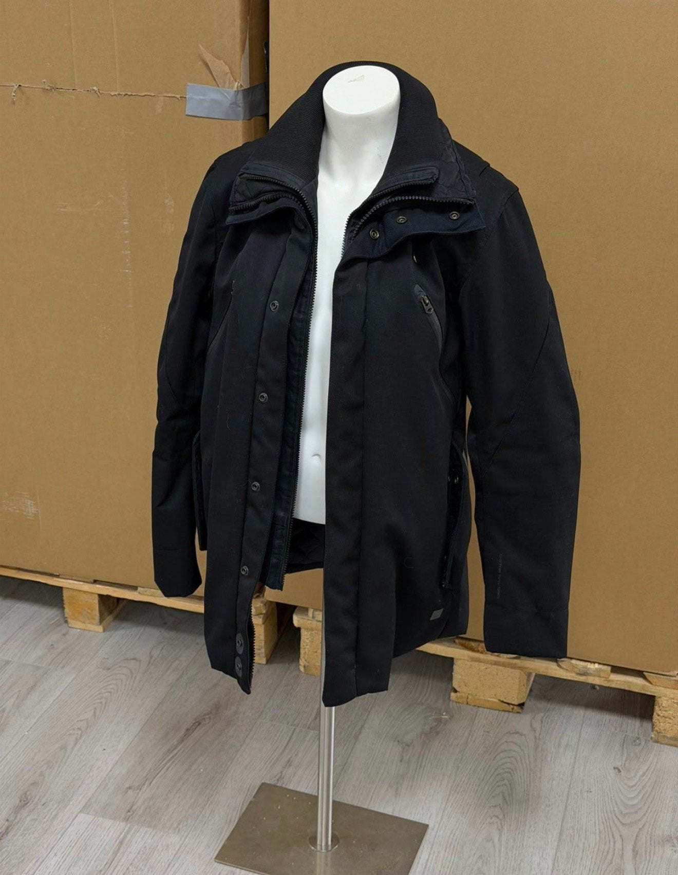 G-Star RAW Herenjas Zwart M Winterjas Parka Jas heren mannen, P, Maat 48/50 (M), Zwart, P