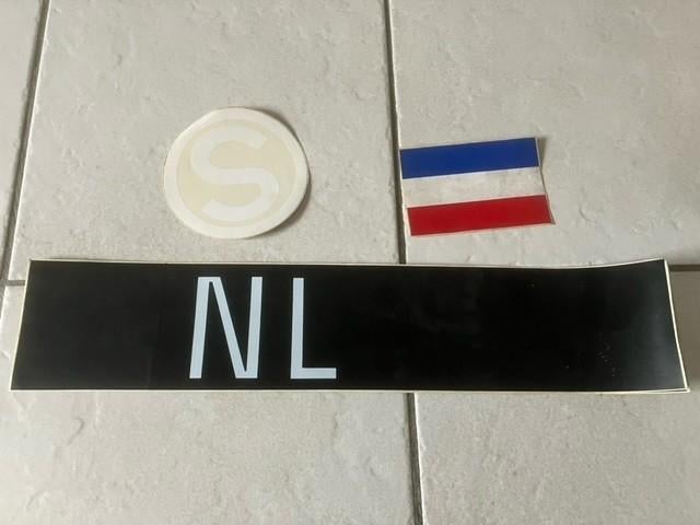 Stickers instructie radioapparatuur Nekaf, Laro, YA ex leger, Verzamelen, Ophalen of Verzenden, Landmacht, Nederland, Overige typen