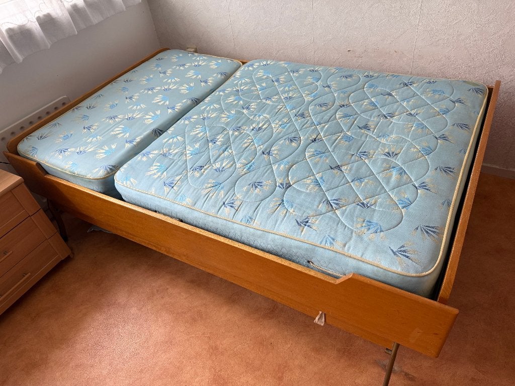 Opklapbed 190 x 120cm, Ophalen, Overige materialen, Gebruikt, Bruin