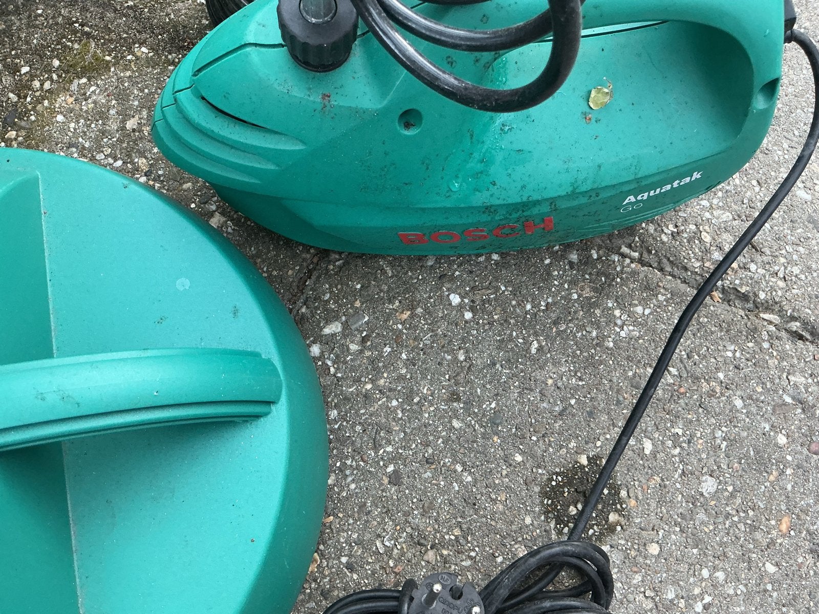 Bosch Aquatak Hogedrukreiniger met Aquasurf Terrasreiniger, Ophalen of Verzenden, Gebruikt, Elektrisch