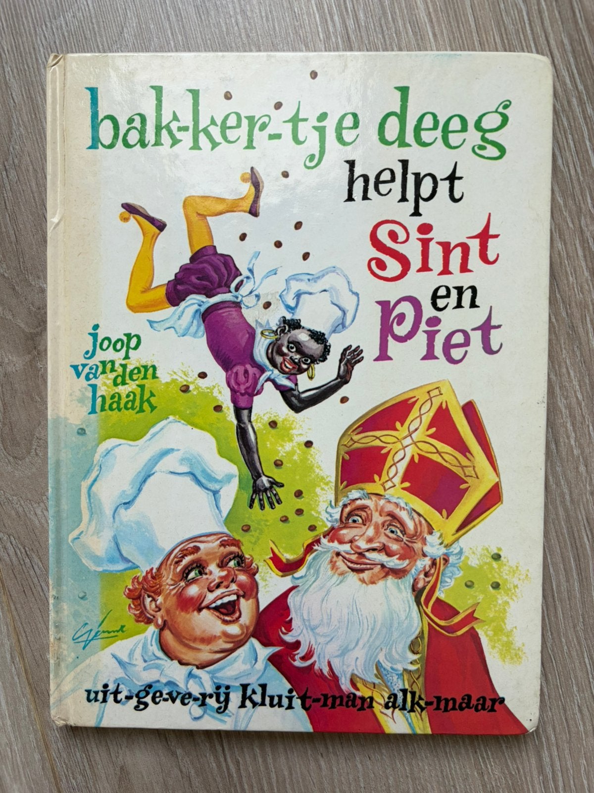 Oud sinterklaasboek bakkertje deeg vierde druj, Ophalen of Verzenden, Gebruikt